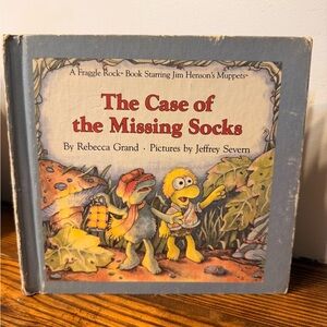 VTG 1986 Fraggle Rock hardback book